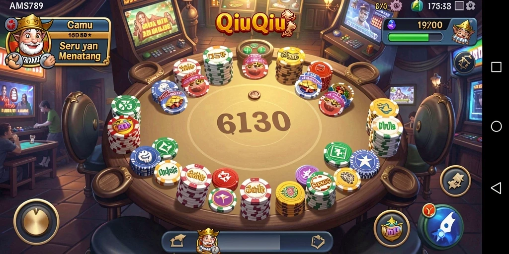 Screenshot gameplay QiuQiu yang seru dan menantang.