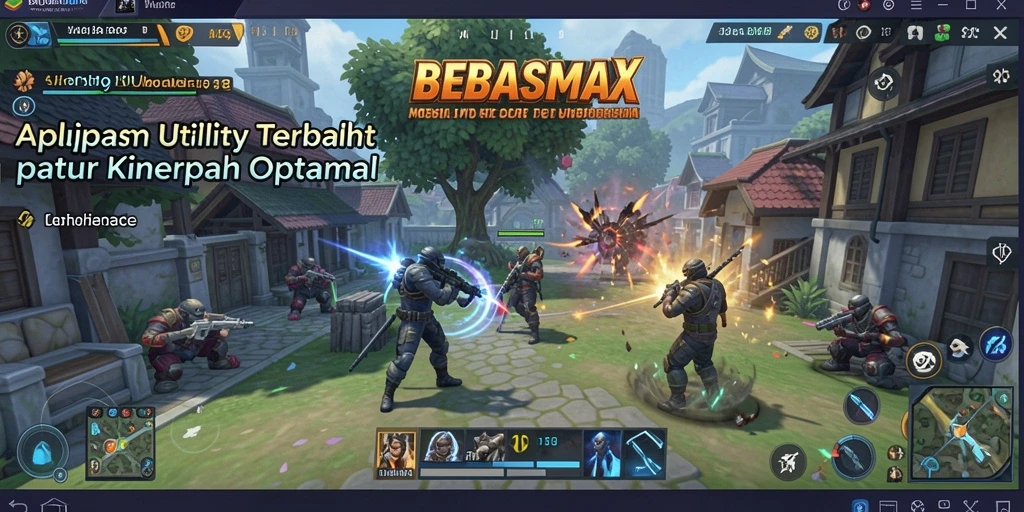 Tampilan antarmuka BEBASMAX yang modern dan intuitif.