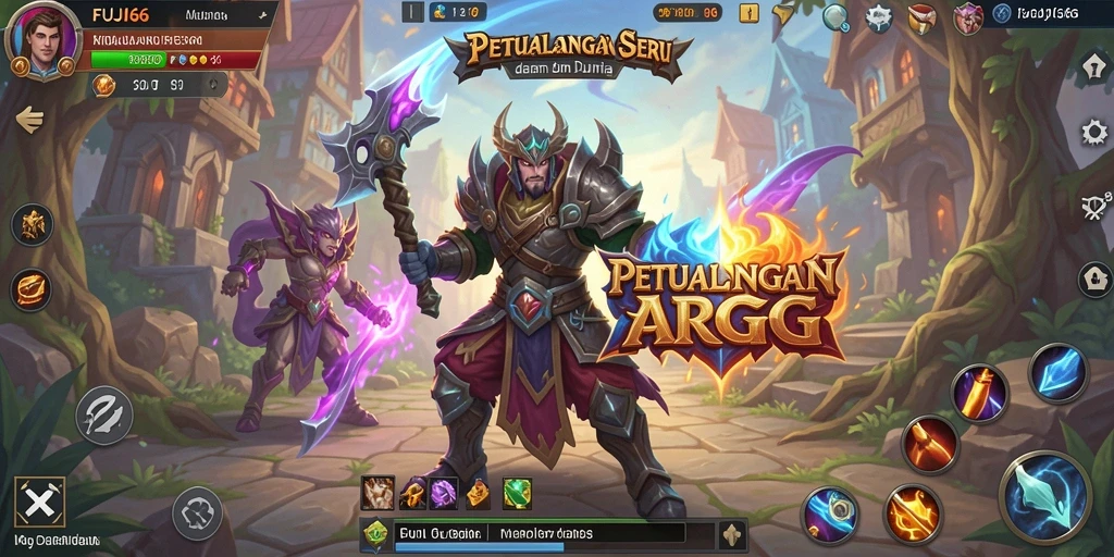 Tampilan menarik dari gameplay seru FUJI66 dalam aksi ARPG.