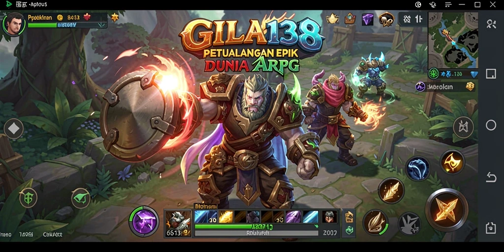 Screenshot GILA138 menampilkan pertarungan seru dan karakter yang menawan.
