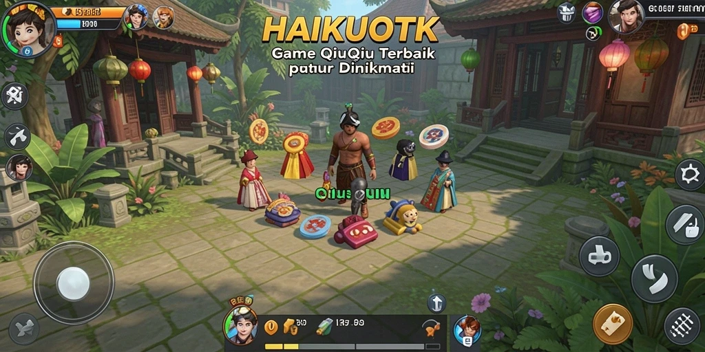 Tampilan gameplay HAIKUOTK yang mengasyikkan dengan pemain beraksi.