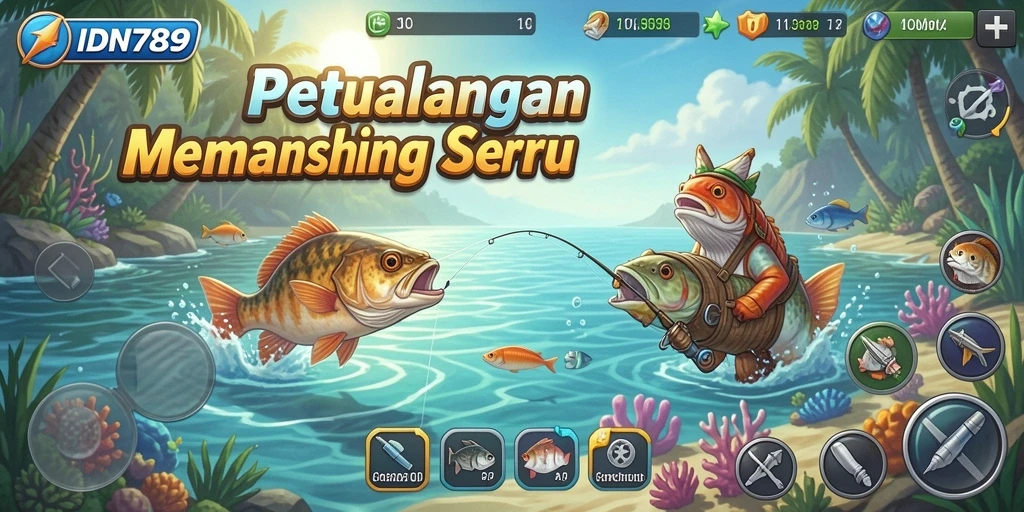 Tangkapan ikan yang memukau dalam gameplay IDN789.