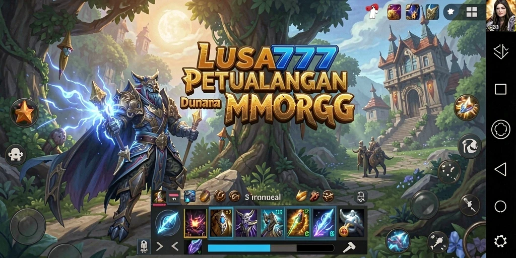 Tampilan gameplay LUSA777 yang menakjubkan dalam dunia MMORPG.