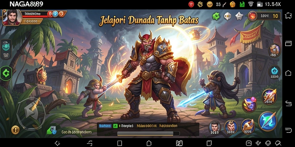Gameplay NAGA889 yang luas dan penuh petualangan.