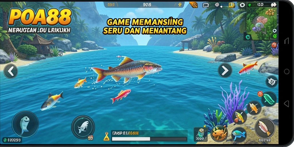 Tampilan gameplay menarik dalam POA88 dengan pengalaman memancing terbaik.