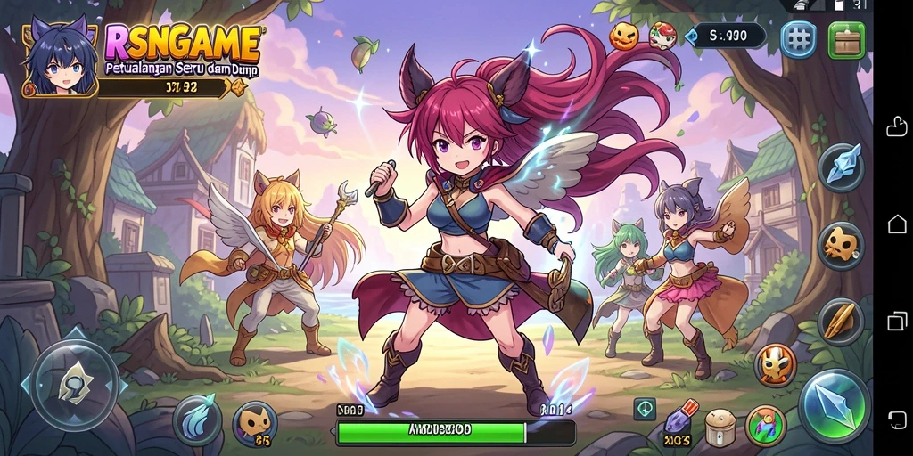 Tampilan indah dari gameplay RSNGAME yang memukau.