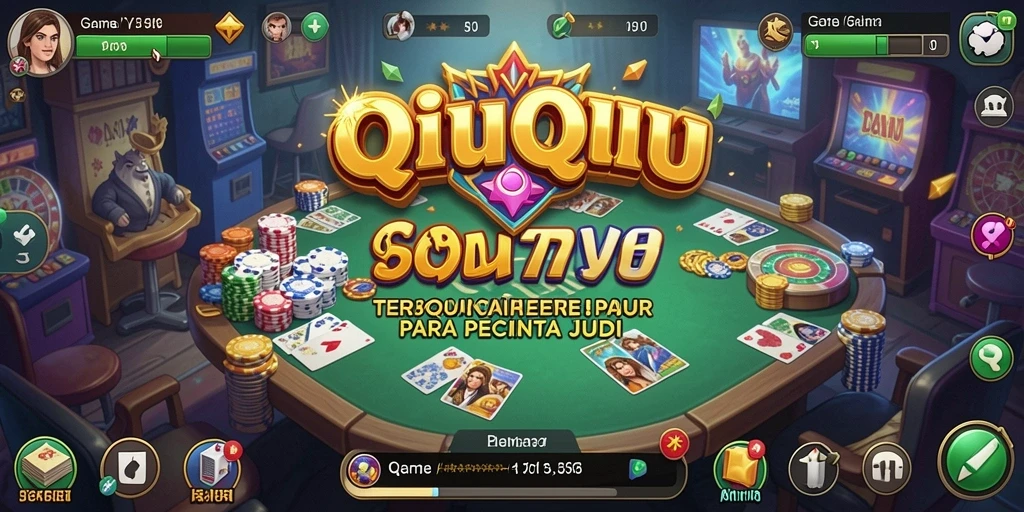 Gameplay QiuQiu yang seru dan interaktif.