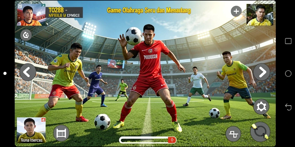 Screenshot utama TO288 menampilkan gameplay olahraga yang seru dan kompetitif.
