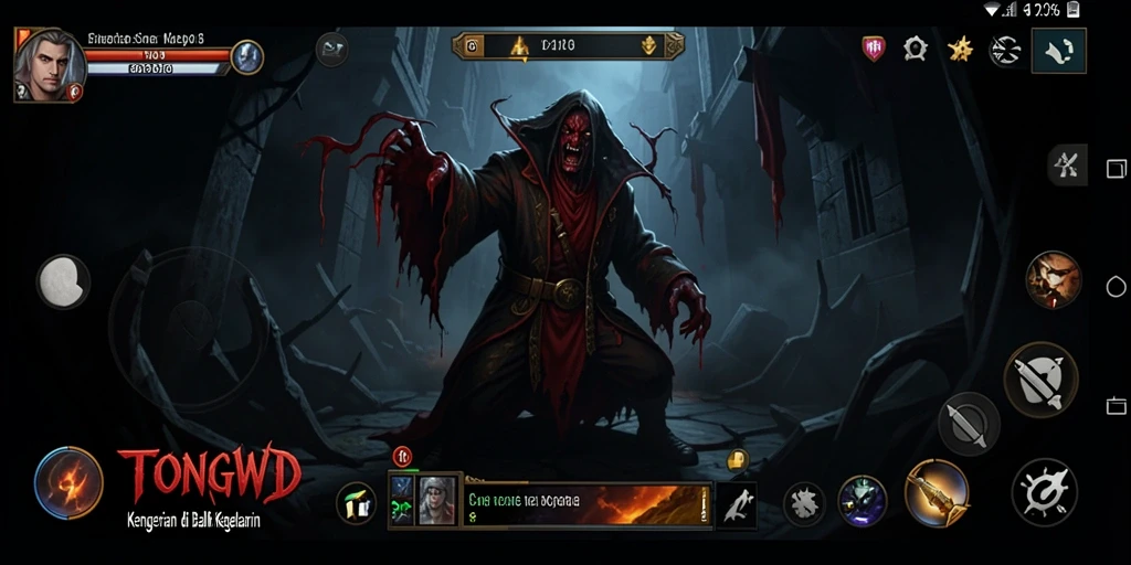 Gameplay menegangkan dan kengerian yang mendalam di TONGWD.
