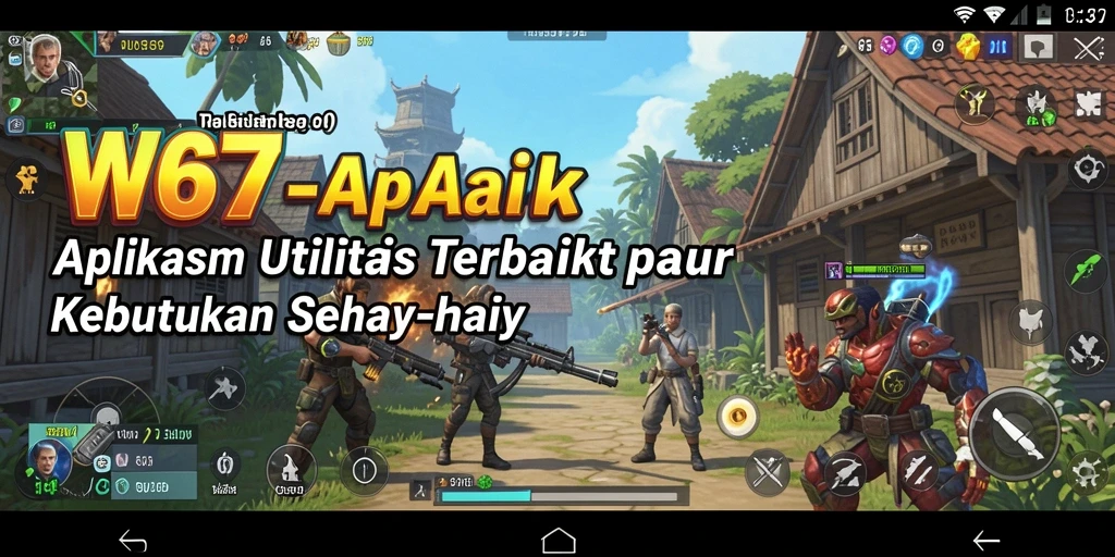 Tampilan utama W67 dengan fitur pengelolaan tugas yang efisien.